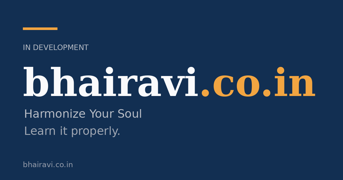 Link preview image for bhairavi.co.in